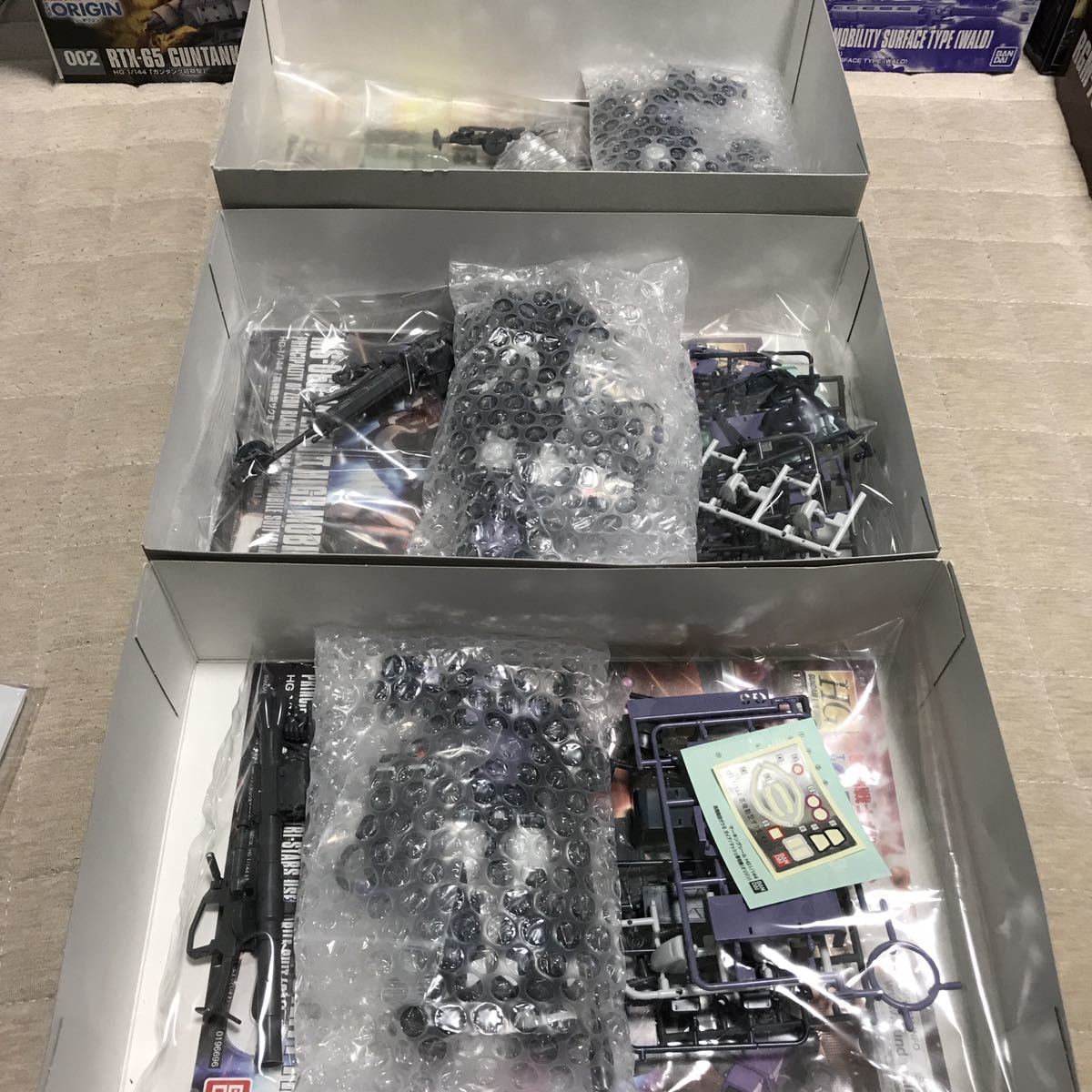 ☆素組　hguc 高機動型ザクⅡ ガイア機 マッシュ機 オルテガ機 計3体セット　 検索用　ガンプラ完成品　オリジン　黒い三連星　ガンダム　_画像9