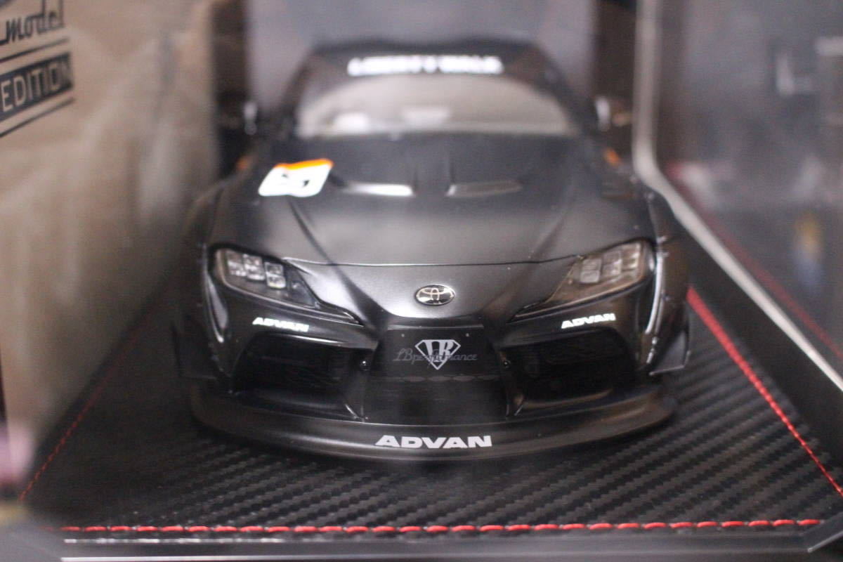 【WEB70台限定】IG2652 イグニッションモデル 1/18 LB-WORKS TOYOTA SUPRA (A90) Matte Black　With Mr. Kato フィギュア ignition model_画像5