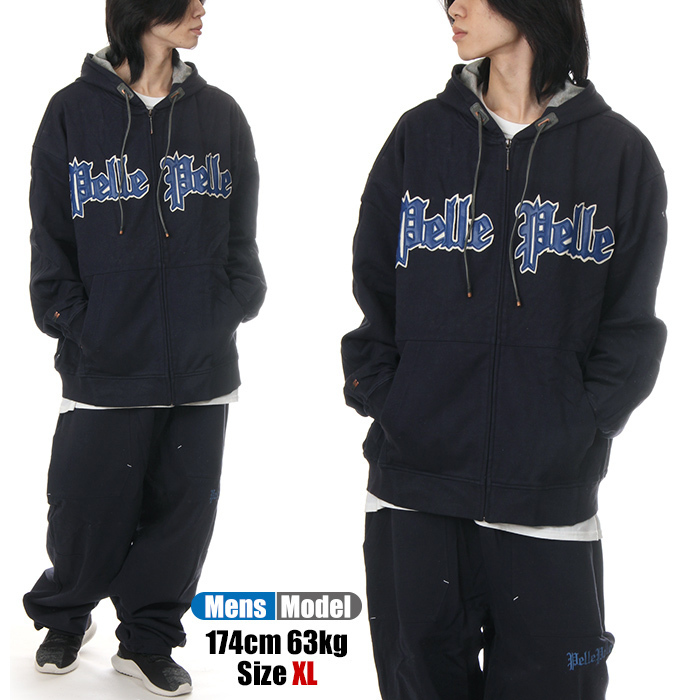 新品】PELLE PELLE セットアップ XL メンズ ネイビー 紺 新品】PELLE PELLE セットアップ XL メンズ ネイビー 紺