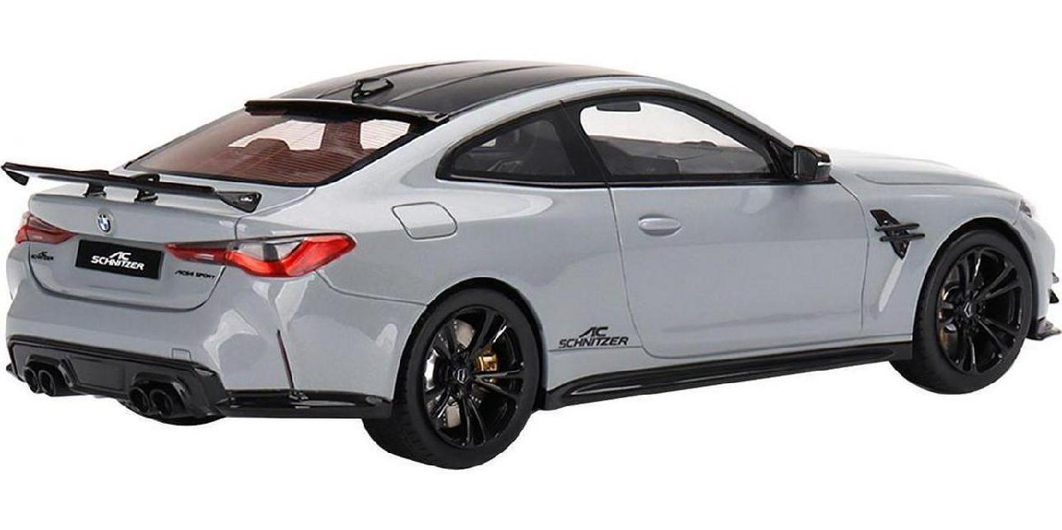 Top Speed 1/18 2021年モデル BMW AC Schnitzer M4 Competition (G82) Brooklyn Grey Metallic グレーメタリック_画像3