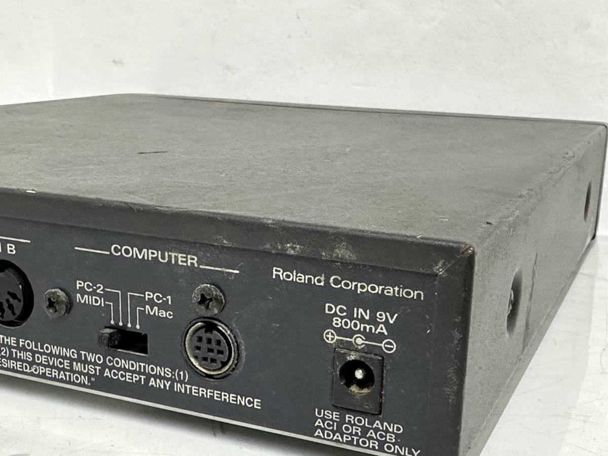 ROLAND ローランド SC-88VL SOUND Canvas　 MIDI音源モジュール 通電のみ_画像5