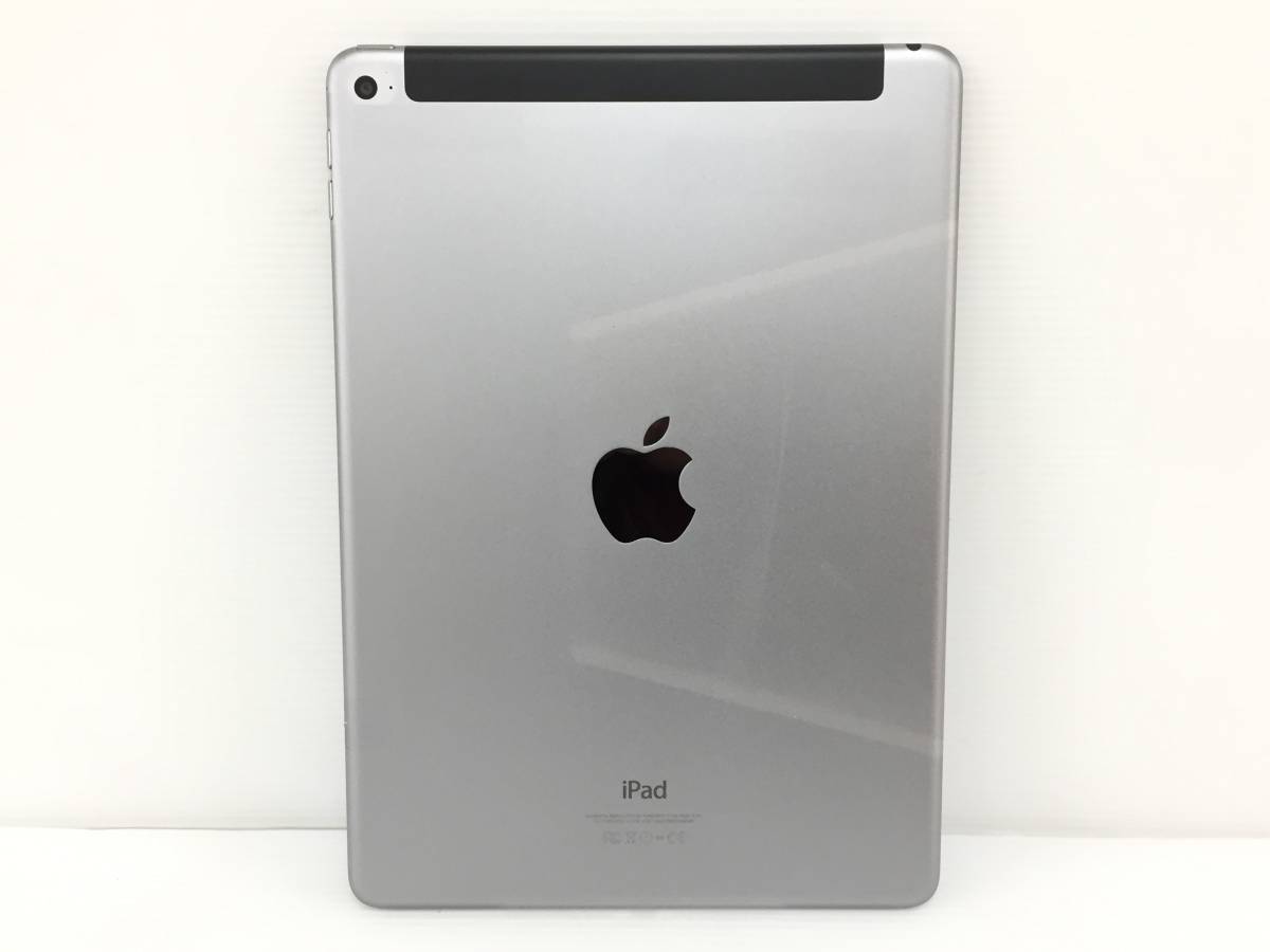 〇SoftBank iPad Air 2 Wi-Fi＋Cellularモデル 32GB A1567(MNVP2J/A) スペースグレイ 〇判定 動作品の画像7