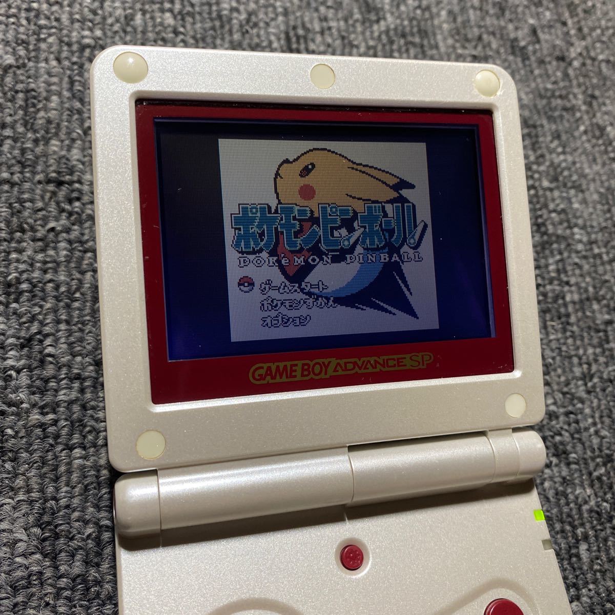 GBA ゲームボーイアドバンスSP ファミコンカラー 充電器付き XJH13900294