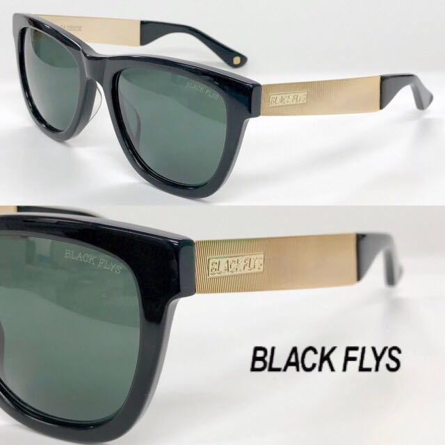 新品 送料無料 Black Frys Eyewear ブラックフライ サングラス FRY PATRICK FB-14827 0150 BLK-GOLD