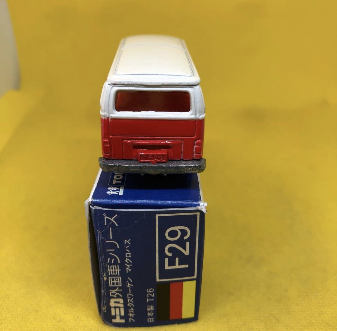 トミカ　日本製　青箱　F29 フォルクスワーゲン　マイクロバス　当時物　美品_画像6