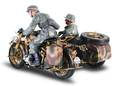 # prompt decision Tamiya / Schuco 1/10[ Germany land army tsendapKS750 side-car & figure set 