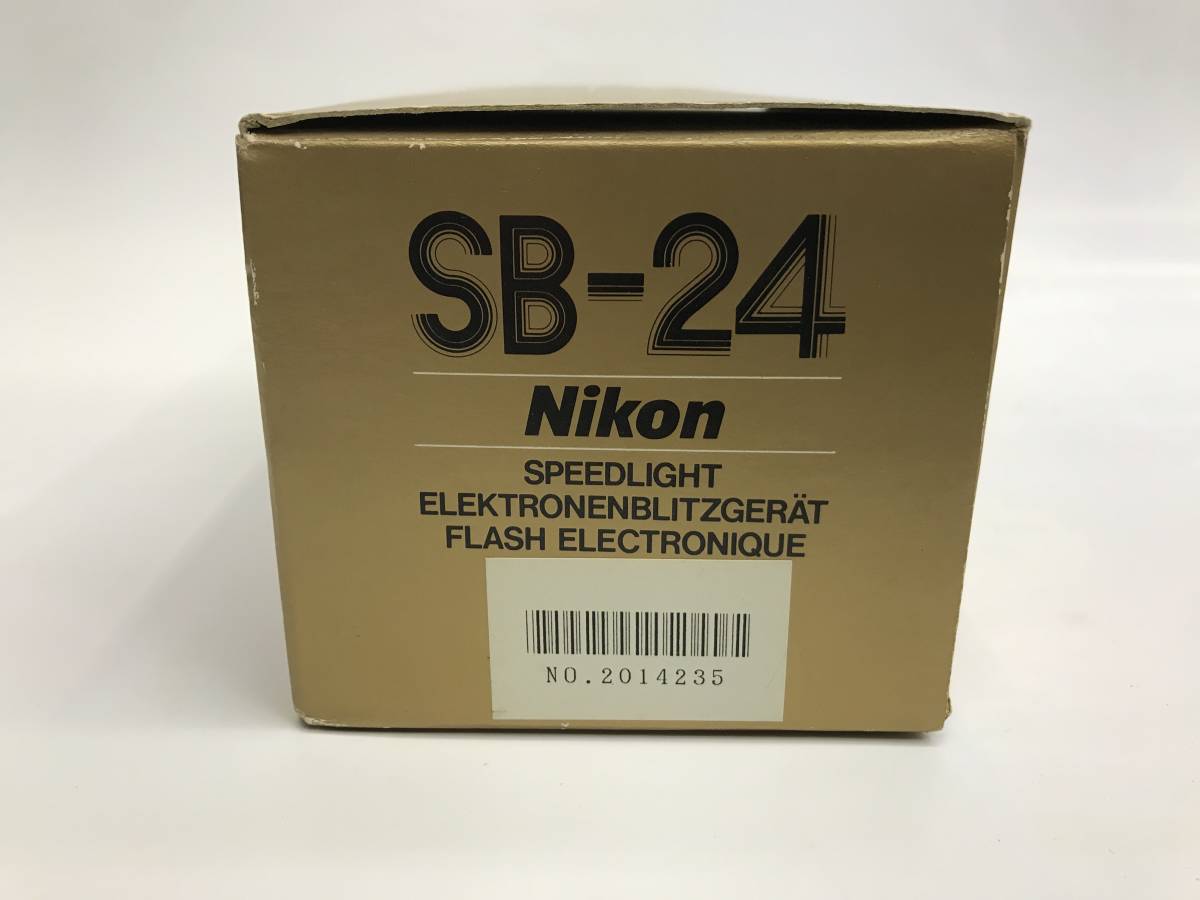 Nikon SPEEDLIGHT ニコン スピードライト SB-24　箱、ケース、プライスカードのみ_画像2