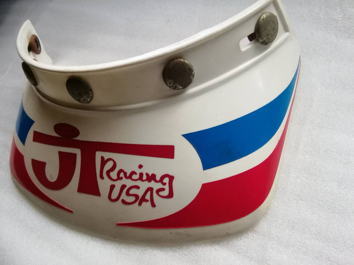 JT Racing USAバイザー 　ホンダ　J.オマラ　 D.ベイリー　ビンテージモトクロス　1980年代　当時物_画像2