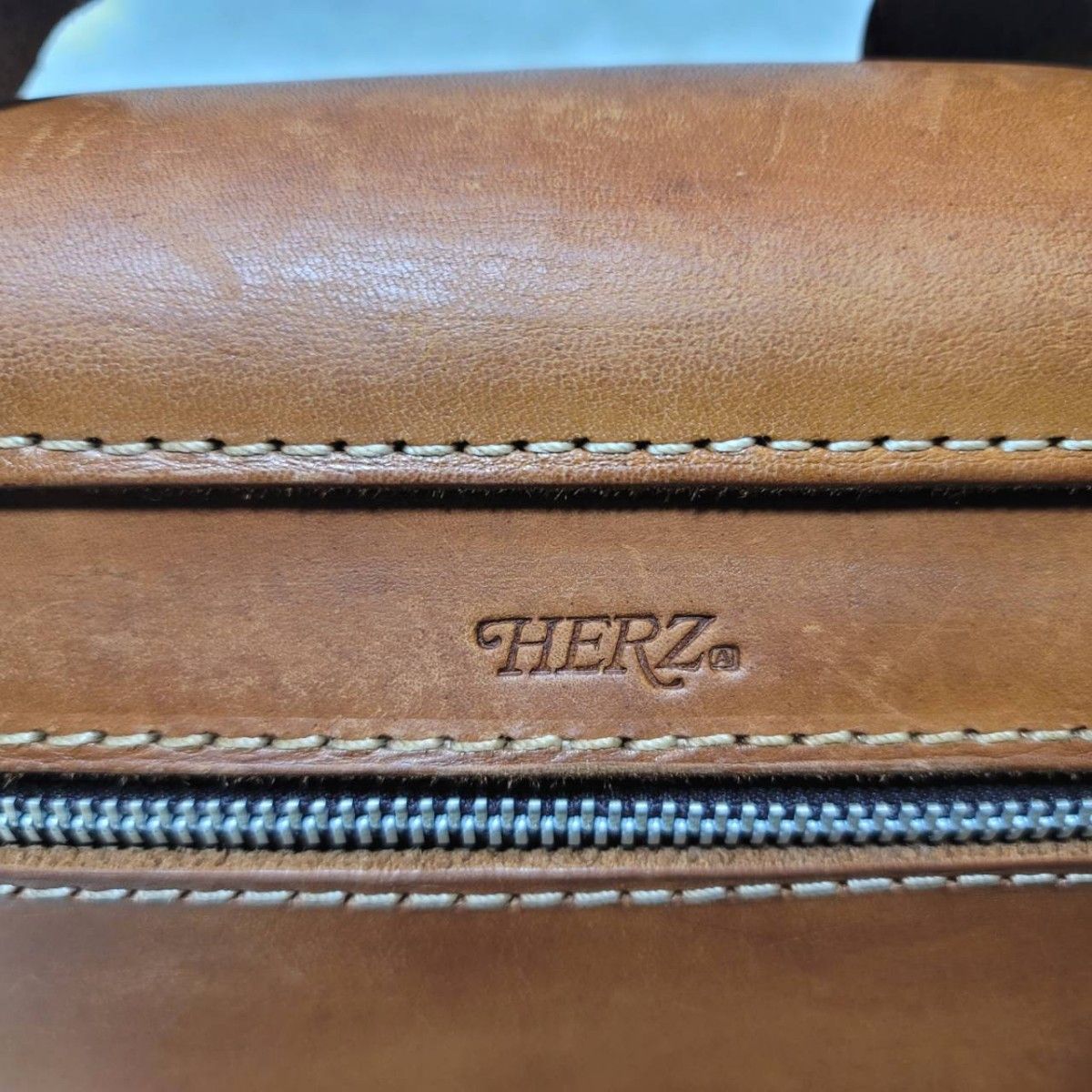 【良品】ヘルツ HERZ ビジネスバッグ 2way  ショルダーバッグ ヌメ革