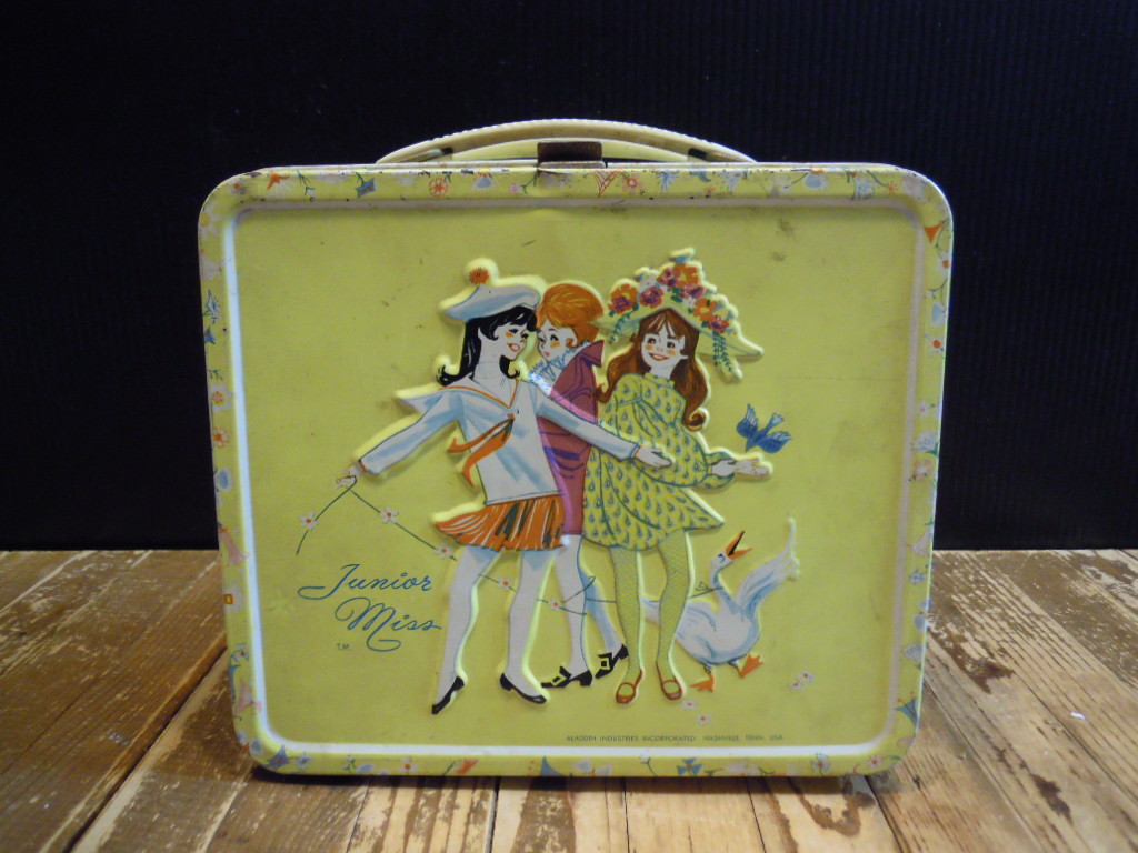 ⑪♪アラジン ランチボックス♪昭和レトロ vintage 1970's Aladdin industries metal lunch box ビンテージ 当時物♪_画像1