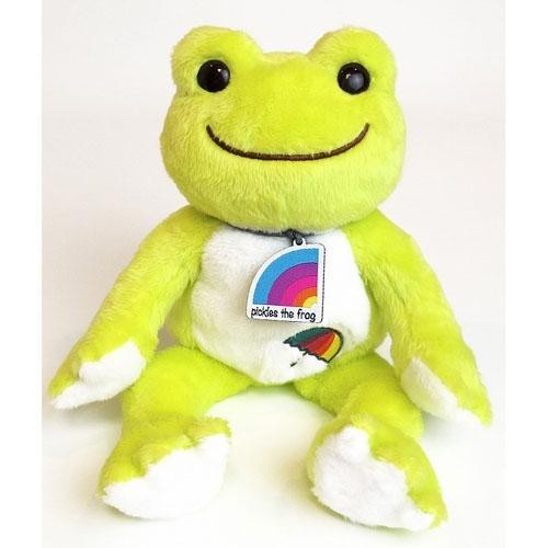 2018 year frog. pickle soft toy { Ame to-k* yellow green }