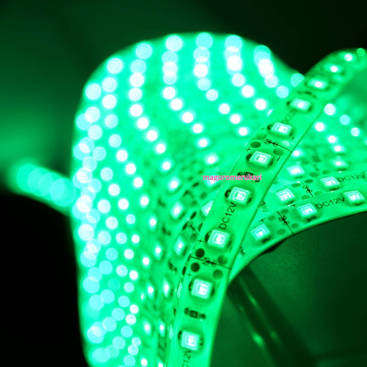 600 ream 5m LED tape green green waterproof 12V car bike motor-bike in car car out interior interior accessory indirect lighting illumination 