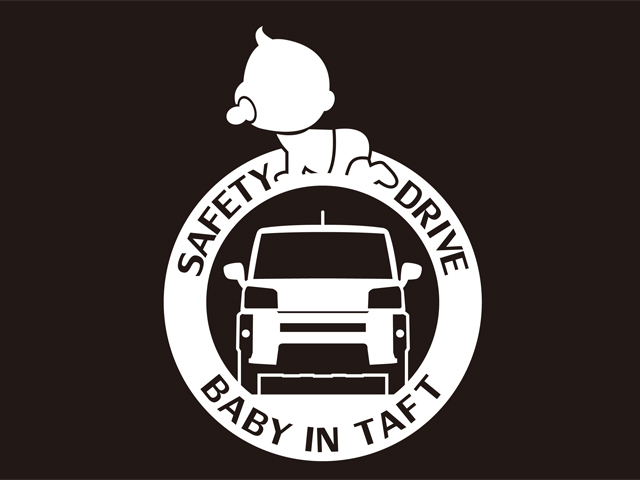 BABY　IN　CARステッカー★タフト★_画像1