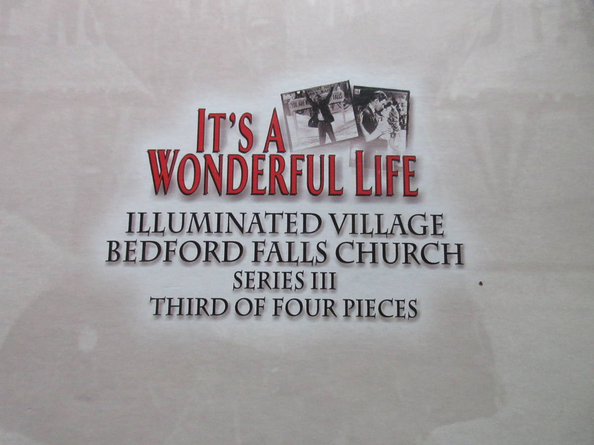 ◆◆X'mas ベッドフォード フォールズ 教会ライト It's a Wonderful Life◆◆_画像6