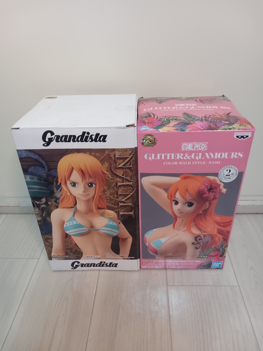 ☆ 未使用 ☆ ワンピース ナミ おナミ ONE PIECE フィギュア プライズ 美少女 BANPRESTO 6点_画像3