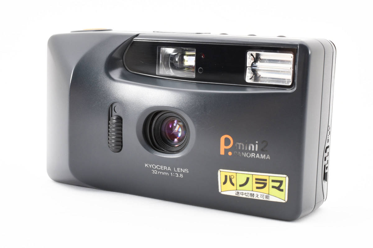 【並品】Kyocera P.mini 2 Panorama 32mm f3.8 レンズ 京セラ 35mm コンパクト フィルム カメラ Film Camera_画像1
