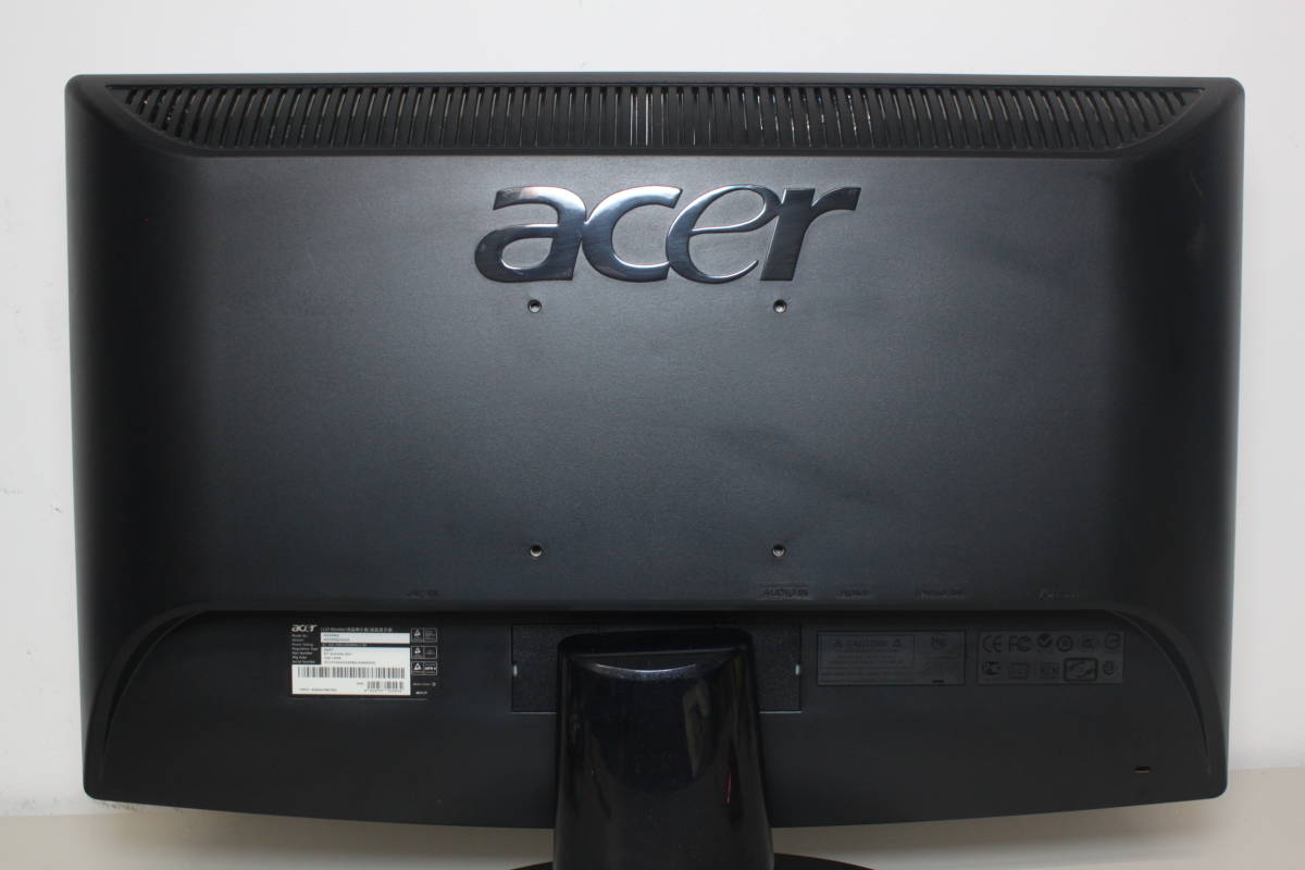 Acer/フルHD液晶モニター/H223HQ bmid/21.5インチ ④_画像4