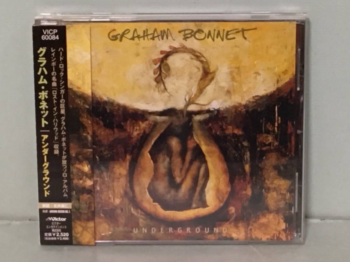 GRAHAM BONNET グラハム・ボネット / アンダーグラウンド　　　国内盤帯付CD　　　ロスト・イン・ハリウッド_画像1