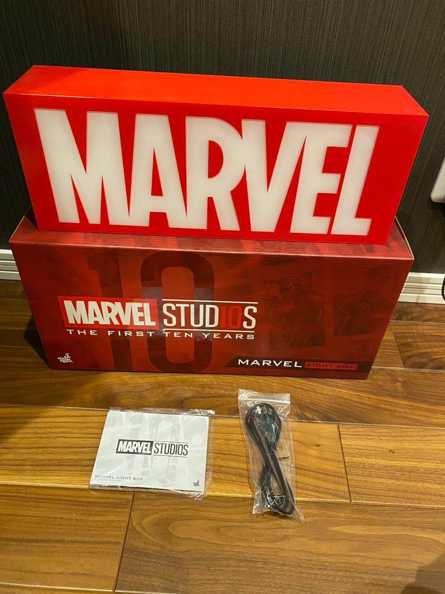 ホットトイズ　MARVEL マーベル ロゴライトボックス