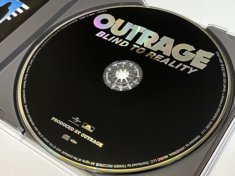 ブラインド・トゥ・リアリティー BLIND TO REALITY (SHM-CD) / アウトレイジ OUTRAGE 日本語解説付 国内盤 新品同様_画像4