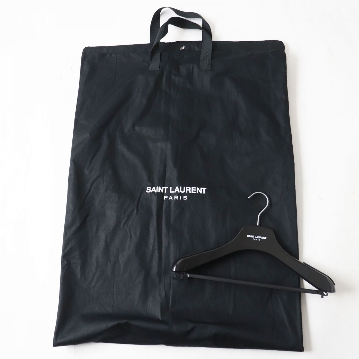 美品◎正規品 SAINT LAURENT PARIS サンローランパリ 374896 レディース トレンチコート 裏チェック柄 ベージュ 34 ハンガー・ガーメント付_画像8