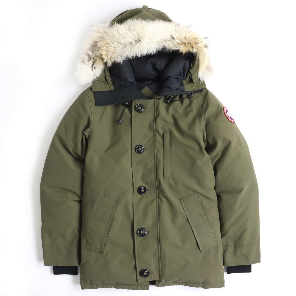  прекрасный товар ^ стандартный товар CANADA GOOSE Canada Goose 3426MA CHATEAU PARKA/ автомобиль to-FUSION FITf- dead WZIP пуховик / пальто хаки XS