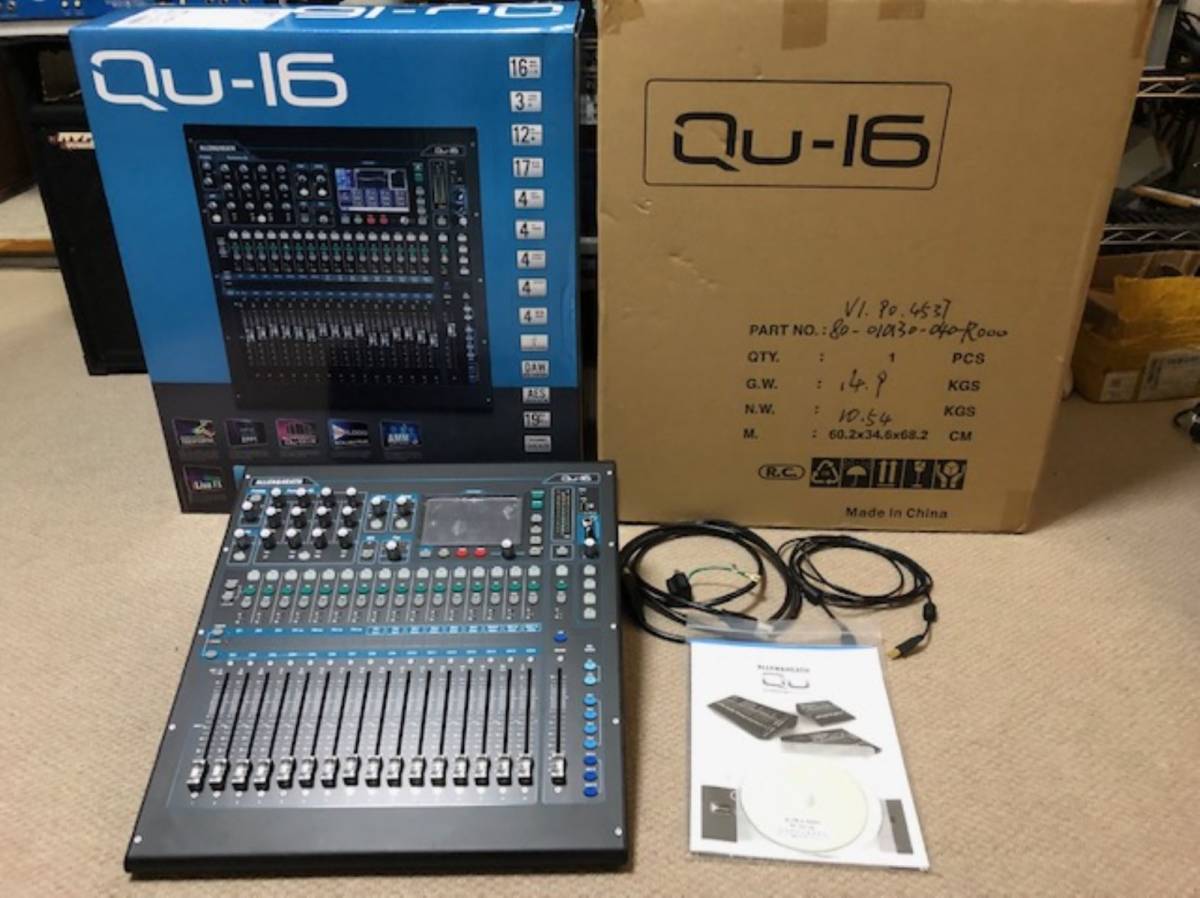 室内使用美品】ALLEN&HEATH QU-16 デジタルミキサー (Yahoo 室内使用美品】ALLEN&HEATH QU-16 デジタルミキサー (Yahoo