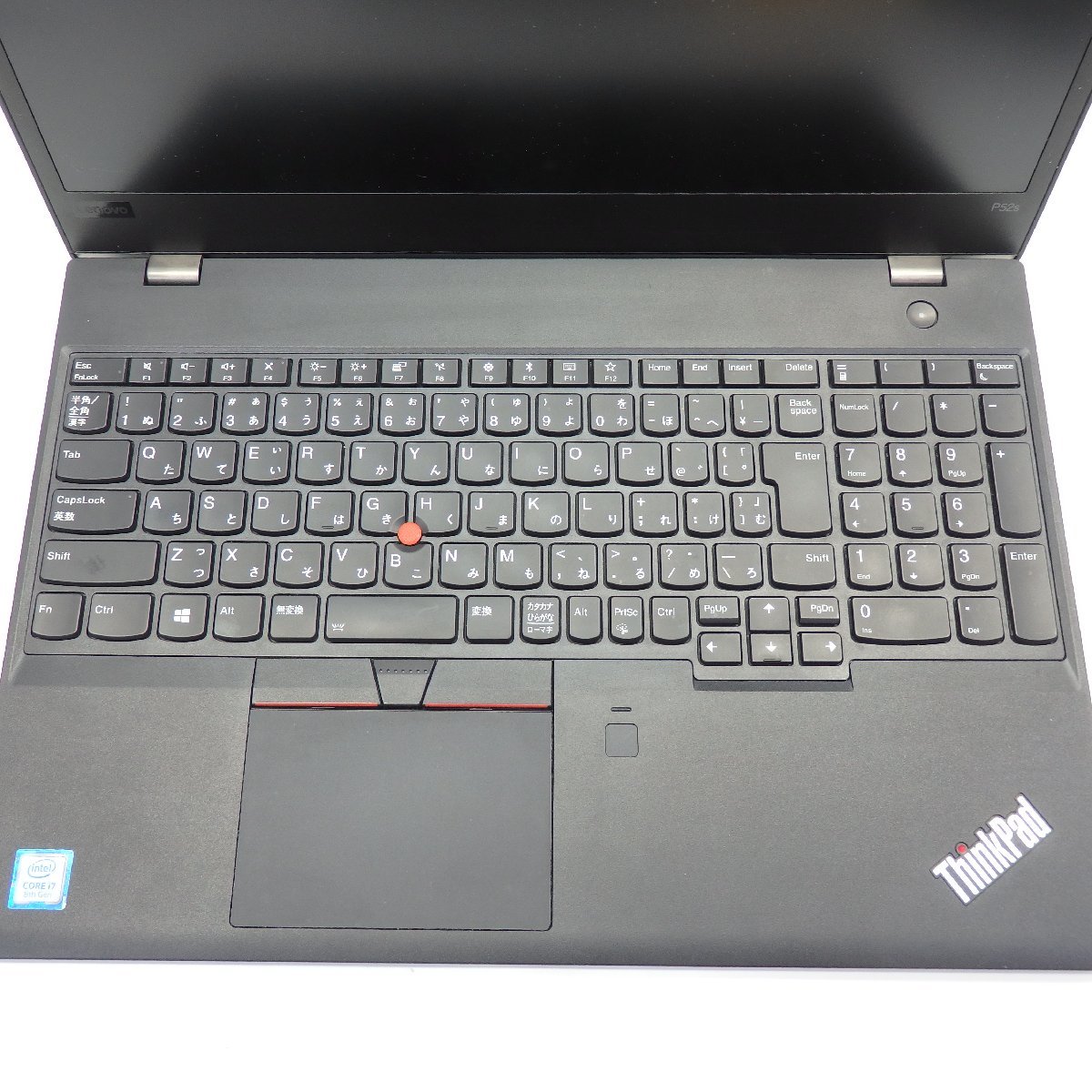 1円～【ジャンク】Lenovo ThinkPad P52s Core i7-8550U 1.8GHz/16GB/SSD256GB/15インチ/Quadro P500/OS無/AC無【栃木出荷】_画像4