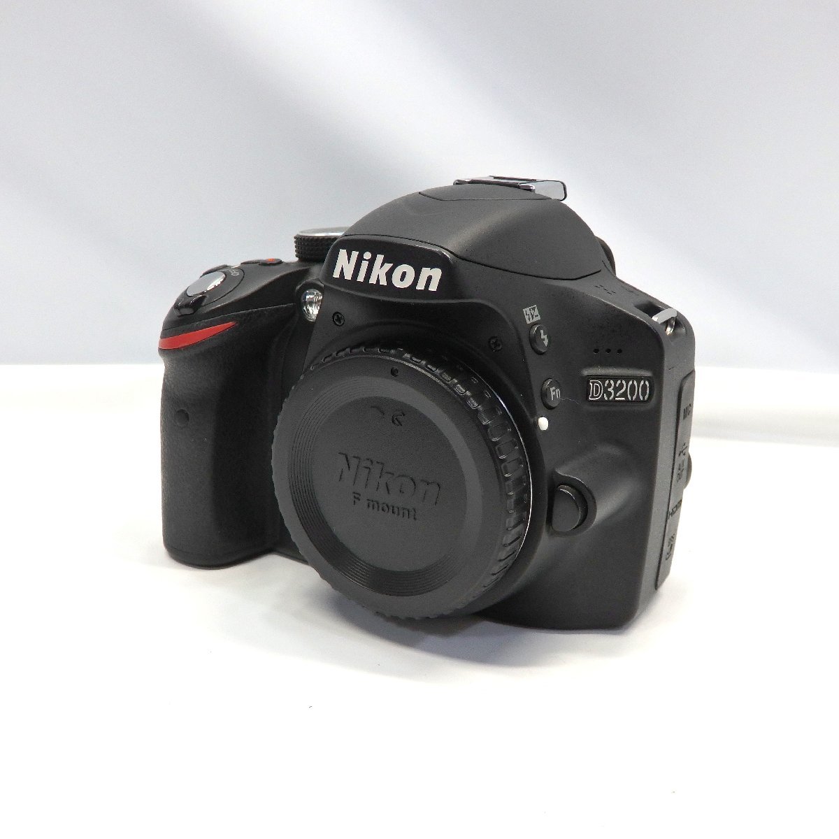 1円～ Nikon 一眼レフカメラ D3200 ダブルズームキット ブラック【栃木出荷】_画像2