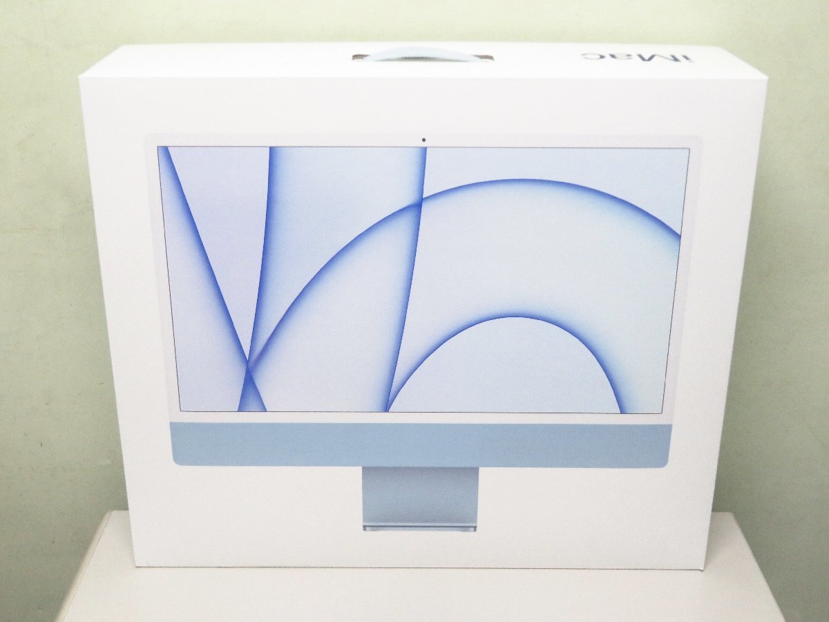 1円～ Apple iMac 24インチ 2021 Apple M1/8GB/SSD512GB/Mac OS Monterey【同梱不可】_画像5