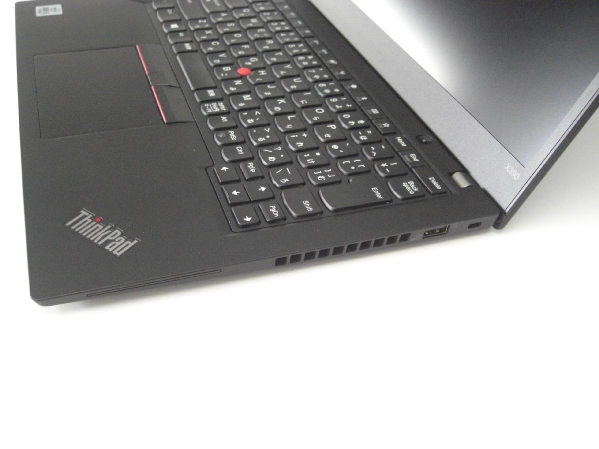 1円～【ジャンク】Lenovo ThinkPad X390 Core i5-10210U 1.6GHz/8GB/SSD128GB/13インチ/OS無【福岡出荷】_画像3