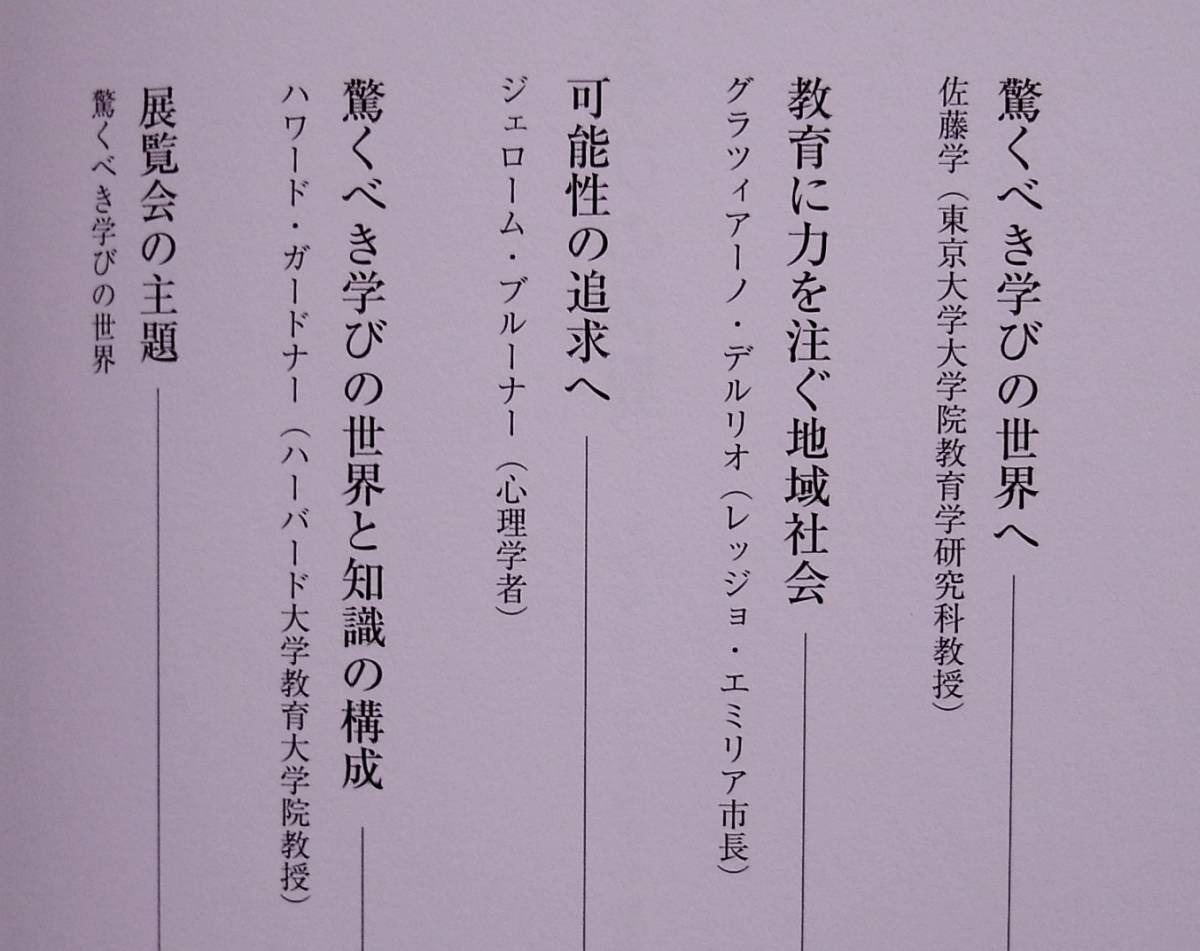 驚くべき学びの世界 レッジョ・エミリアの幼児教育 レッジョ・アプローチ