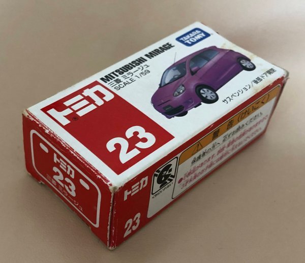トミカ 三菱 ミラージュ No.23 2013 ミニカー TOMICA 同梱可 MITSUBISHI MIRAGE (Ecms_bx)の画像4