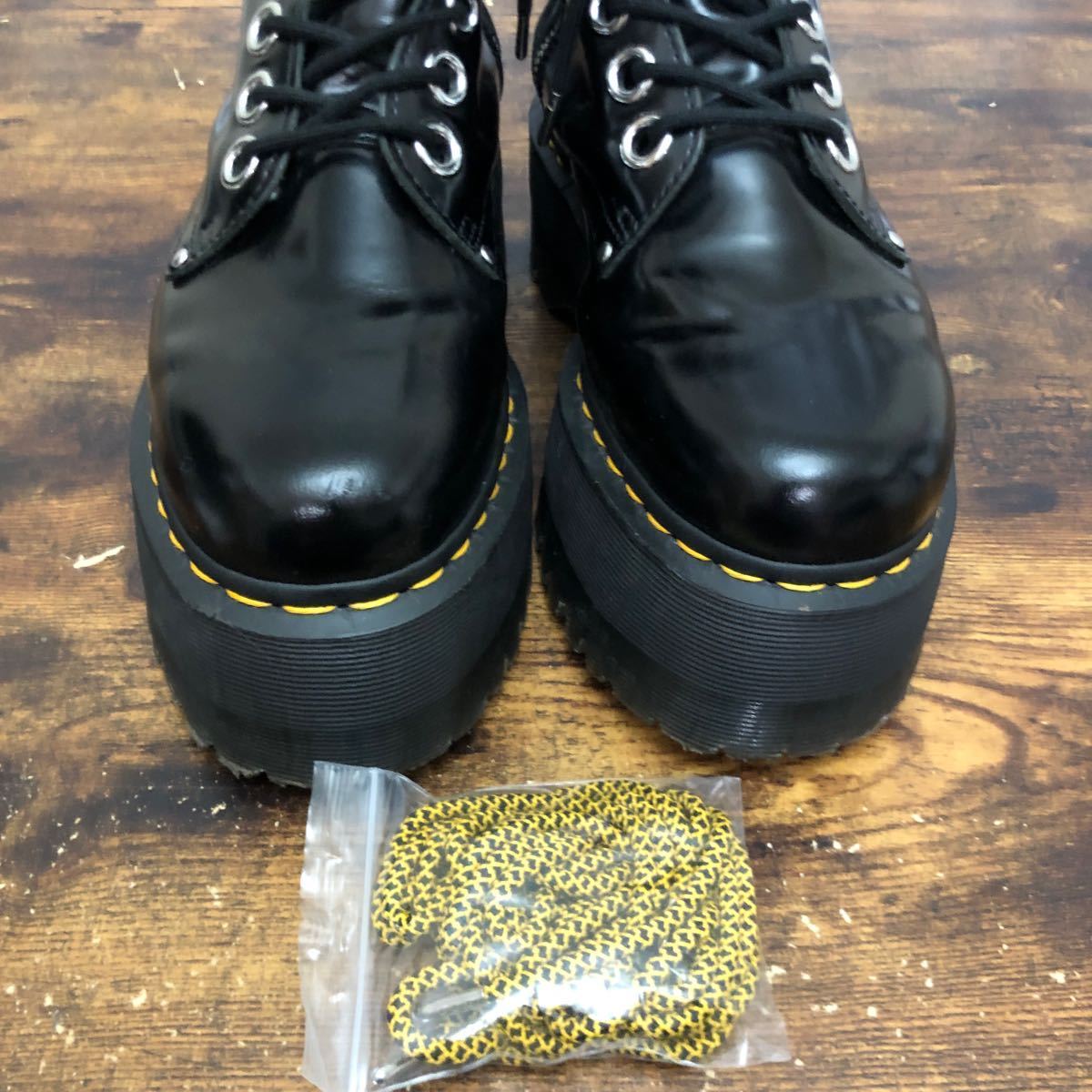 Dr.Martens JADON MAX UK6 レディースUS8 美品 箱付 厚底 25566001 EU39 8ホール_画像10