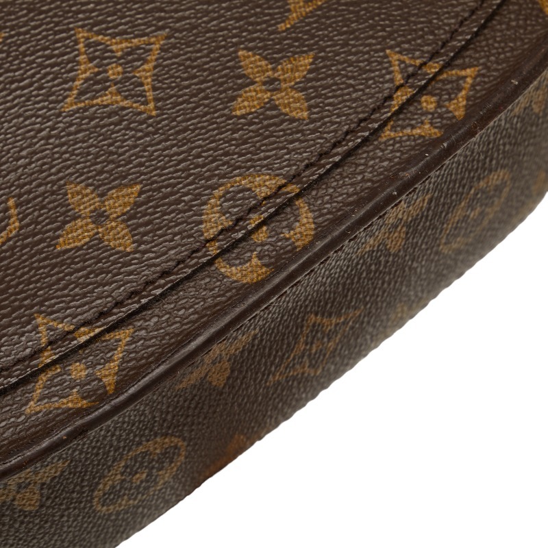 ルイ ヴィトン モノグラム ミニ サンクルー ショルダーバッグ M51244 ブラウン PVC レザー レディース LOUIS VUITTON 【中古】_画像5