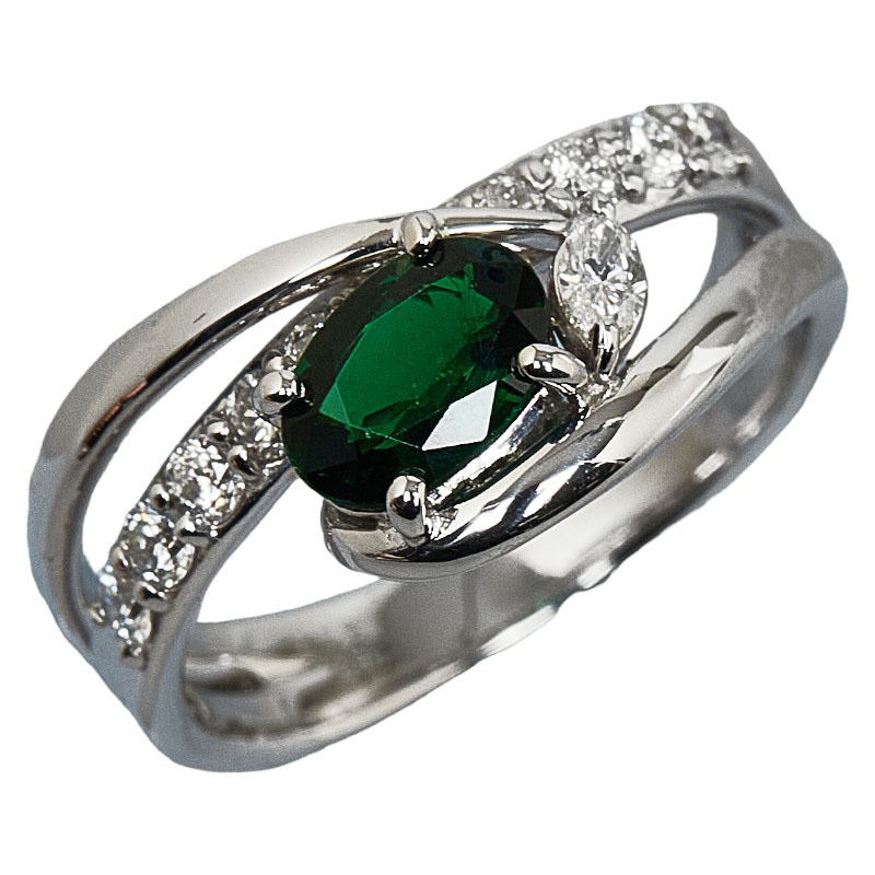人気大割引 24666円 K18WG ホワイトゴールド ガーネット0.80ct ダイヤ0.37ct キュービックジルコニア
