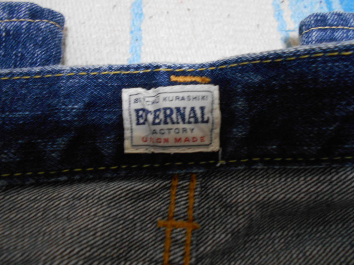 ETERNAL UNION MADE BUSHPANTS エターナル備中倉敷ブッシュパンツ 赤耳セルビッチ インディゴ ビンテージHIPPIE HAIGHT ASHBURY EASY RIDER_画像9