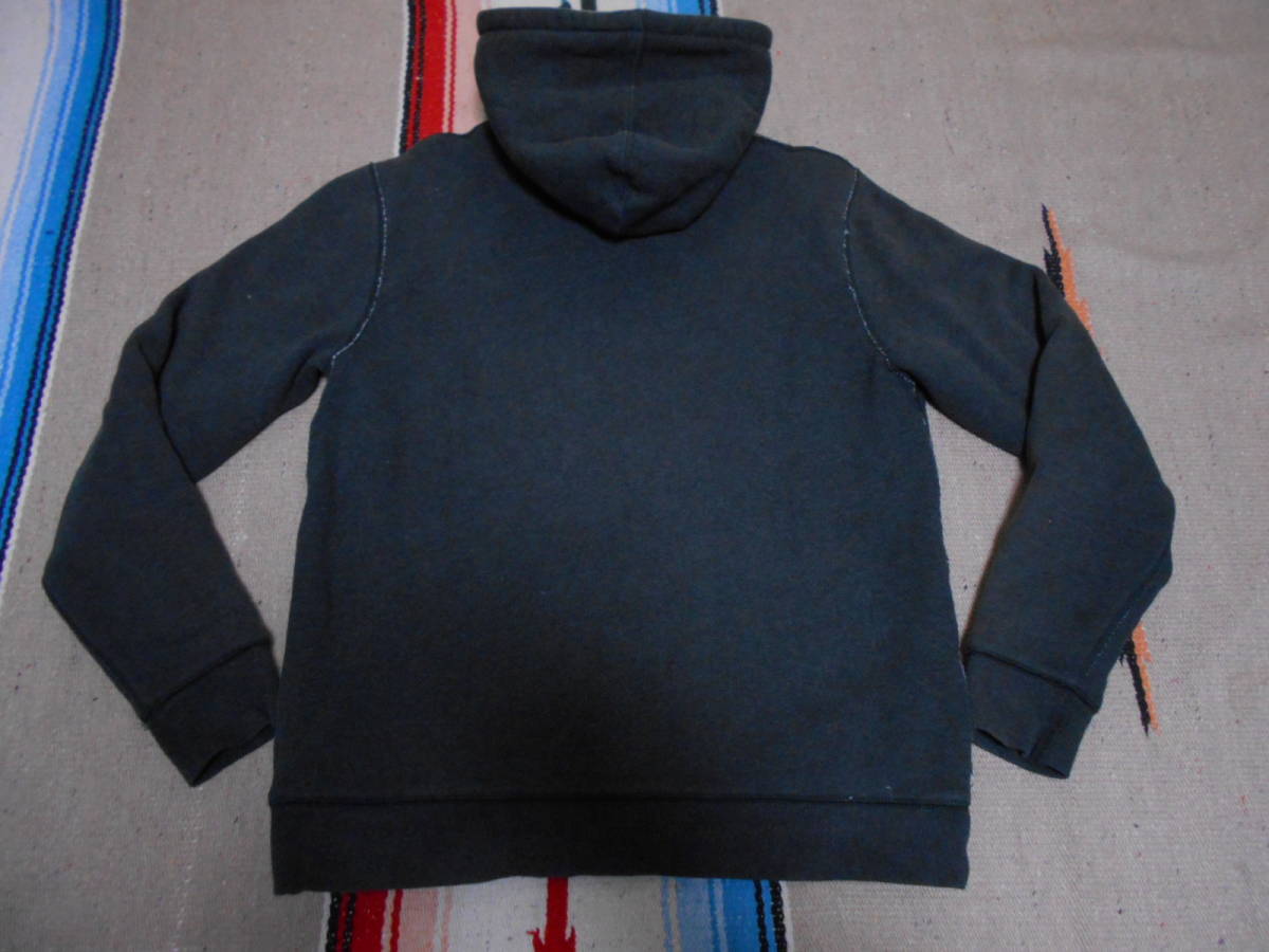 BEAMS ビームス 裏サーマル スウェット パーカー ビンテージ コットン100％ ジップアップ グレーTHERMAL SWEATS VINTAGE ANTIQUES MILITARY_画像5