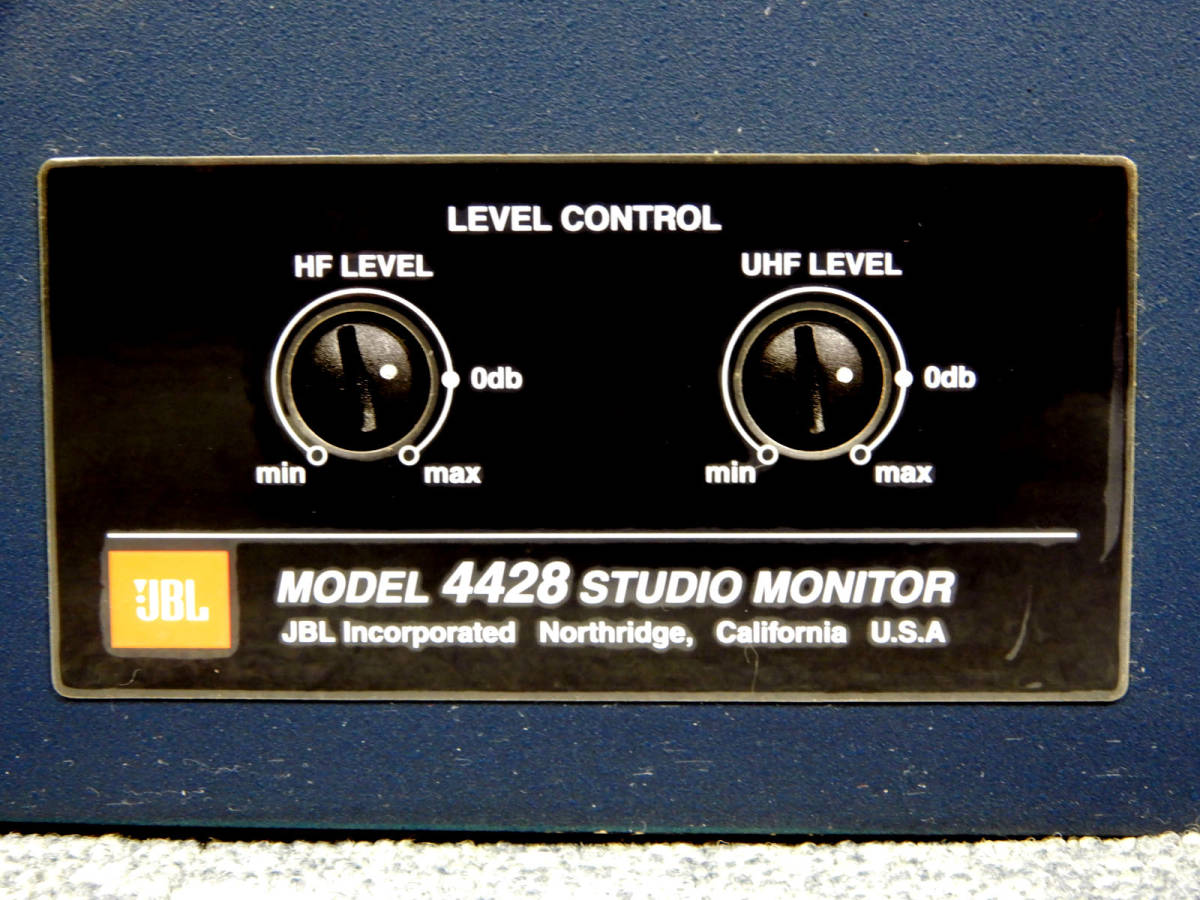 ＪＢＬ ◆ 3ウェイモニタースピーカー　　MODEL 4428　STUDIO MONITOR　　ペア ◆ 美品　音出し確認済み_画像4