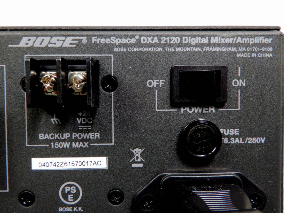 BOSE ◆ ボーズ　デジタルミキサーアンプ　　FreeSpace　DXA2120 　Digital Mixer/Amplifier ◆ 音出し確認済み　現状_画像10