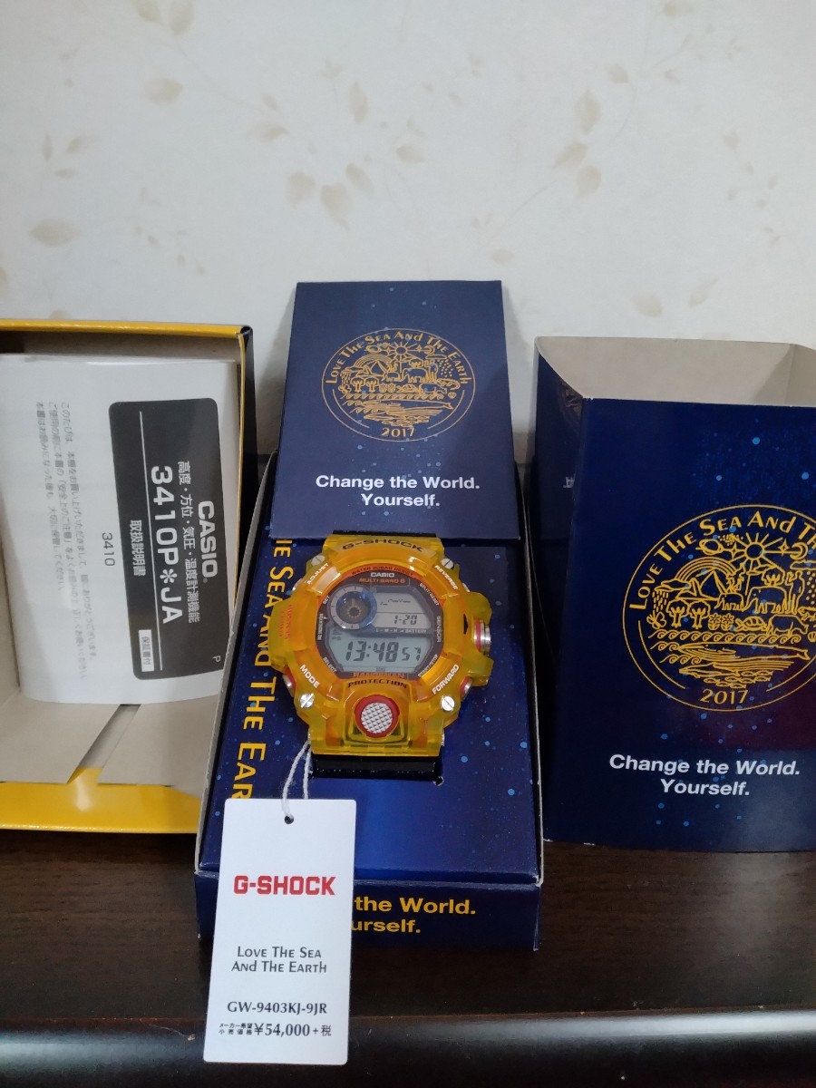 CASIO G-SHOCK RANGEMAN GW-9403KJ-9JR　LOVE THE SEA AND THE EARTH レンジマン　イルクジ2017年限定モデル_画像1