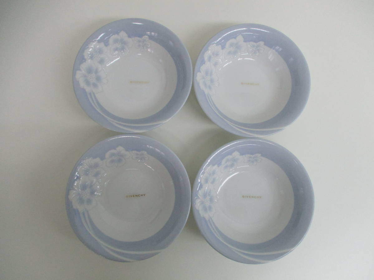 中古 食器 皿 プレート 8枚 4客セット PORCELAINE GIVENCHY 中古 食器 皿 プレート 8枚 4客セット PORCELAINE GIVENCHY