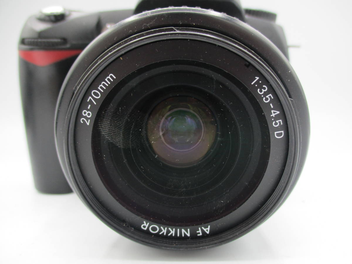 中古 カメラ カシオ CASIO EXILIM EX-FH20 エクシリム ブラック / ニコン NIKON D70 AF NIKKOR 28-70mm 1:3.5-4.5D ※動作未確認 ／A_画像8