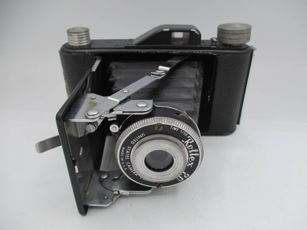 中古 カメラ ROLLEX ローレックス 20 UNITED STATES CMERA 蛇腹カメラ ※動作未確認 ／F_画像1