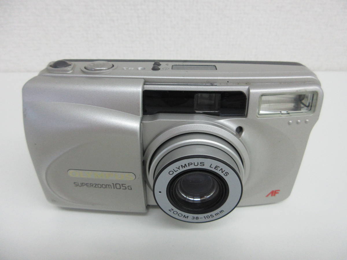 中古 カメラ オリンパス OLYMPUS SUPERZOOM 105G コンパクトフィルムカメラ ※通電のみ確認済 ／J_画像3