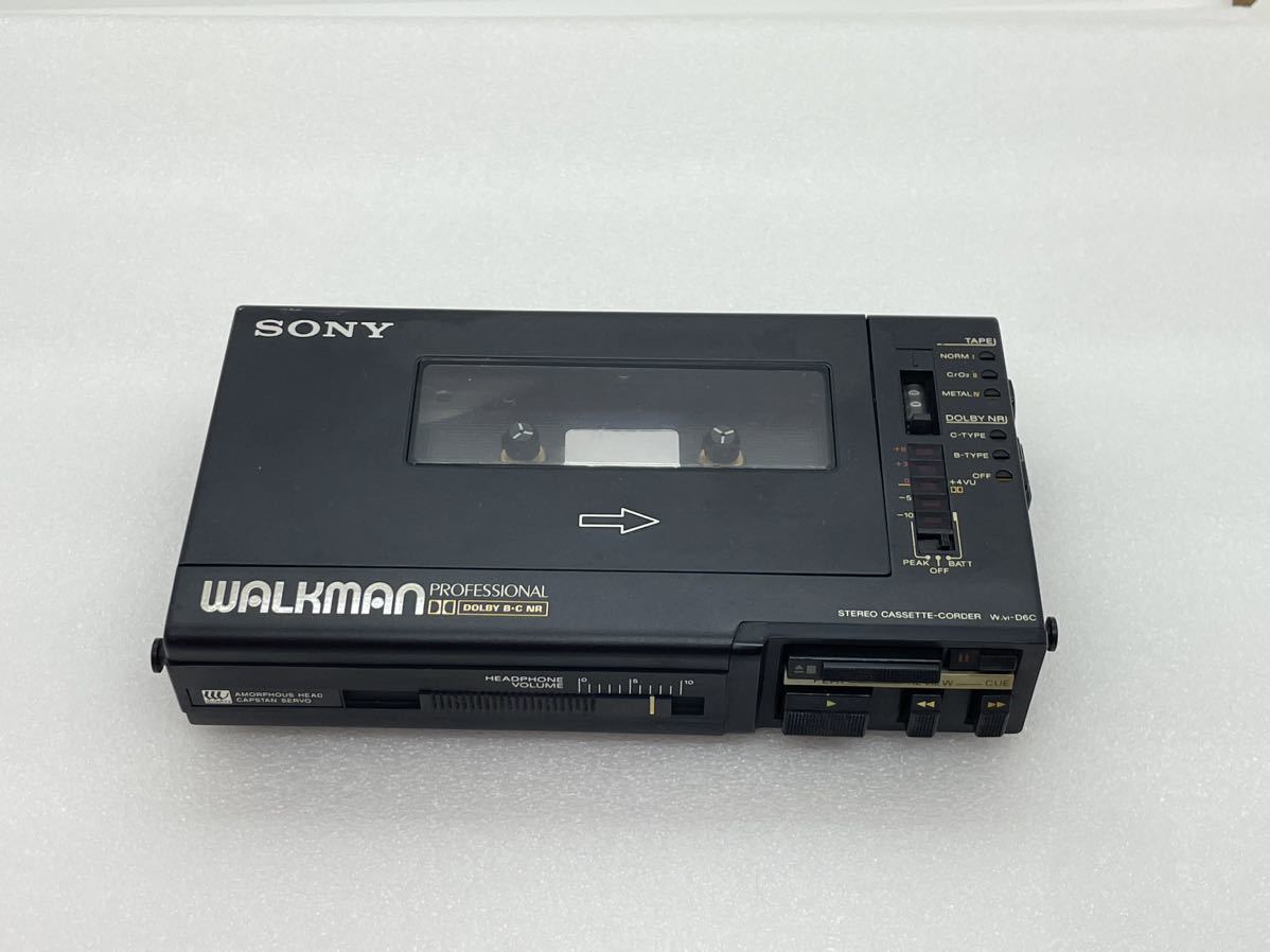 SONY WM-D6C ウォークマン プロフェッショナル ポータブル カセットプレーヤー ソニー WALKMAN PROFESSIONAL ジャンク 本体の画像1