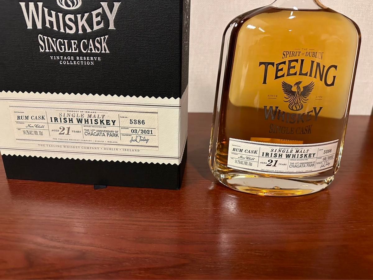 TEELING ティーリング 21年 (1999)ラムカスク for CHAGATA10th ANNIVER54.2度 700ml