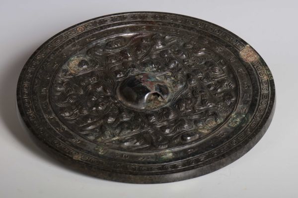 N25994 中国美術 仏刻銅鏡 504g 銅器 銅製 検:海獣葡萄鏡 銅鏡 N25994 中国美術 仏刻銅鏡 504g 銅器 銅製 検:海獣葡萄鏡 銅鏡