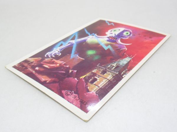 昭和レトロ　パチ怪獣　5円引きブロマイド　ヨコプロ　怪獣カード(5)　大怪獣ホワイトス　[Dass0107]_画像2