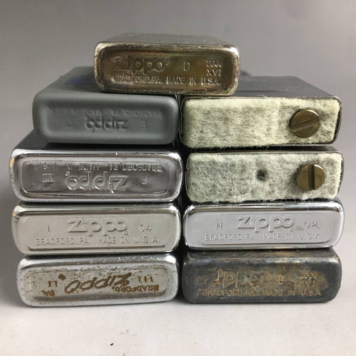 KI27/18　Zippo ジッポー ライター まとめて9点 made in U.S.A. 喫煙具 ビンテージ 昭和レトロ 雑貨 2000 ジッポ コレクション◆_画像8